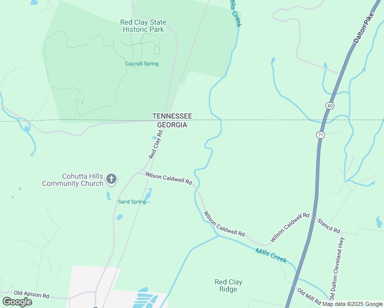 map of restaurants, bars, coffee shops, grocery stores, and more near 330 Wilson Caldwell Road in Cohutta