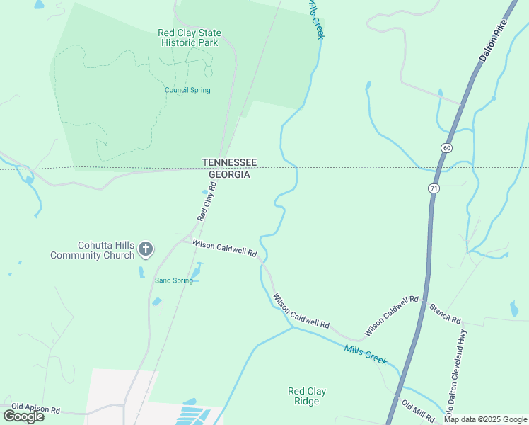 map of restaurants, bars, coffee shops, grocery stores, and more near 330 Wilson Caldwell Road in Cohutta