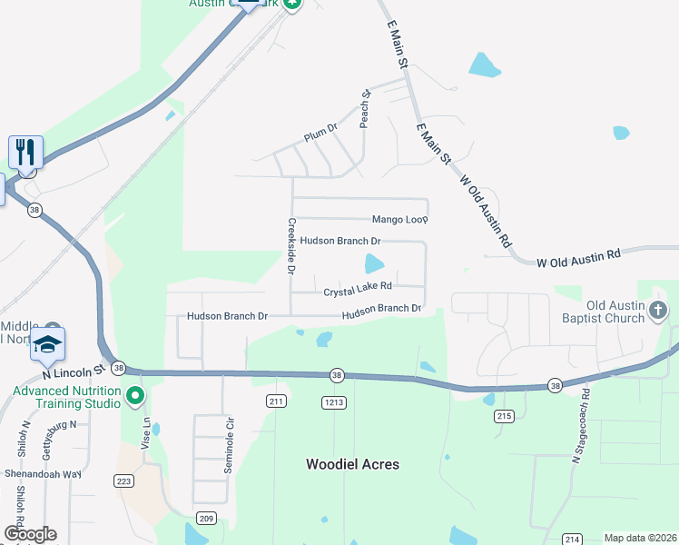 map of restaurants, bars, coffee shops, grocery stores, and more near 204 Morningside Drive in Austin