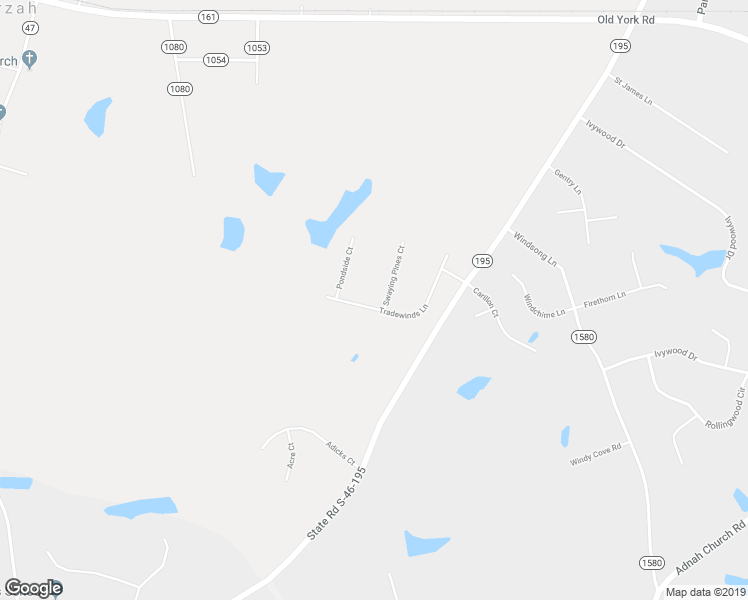 map of restaurants, bars, coffee shops, grocery stores, and more near 503 Swaying Pines Court in York