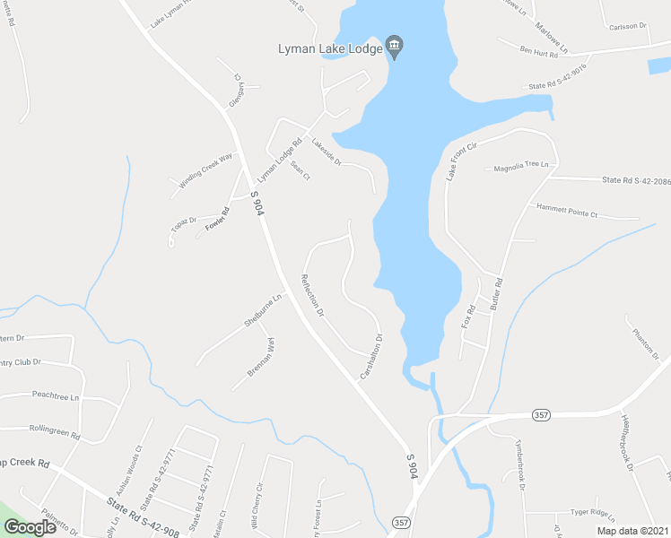 map of restaurants, bars, coffee shops, grocery stores, and more near 181 Carshalton Drive in Lyman