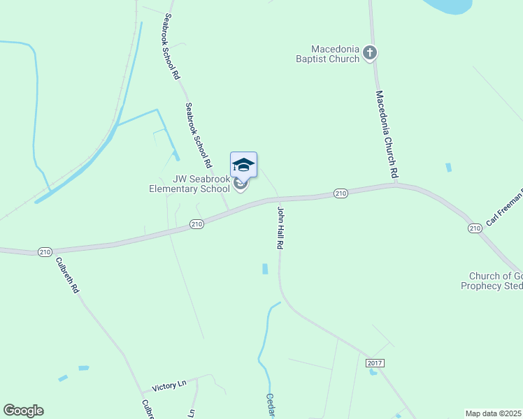 map of restaurants, bars, coffee shops, grocery stores, and more near 4658 North Carolina 210 in Fayetteville