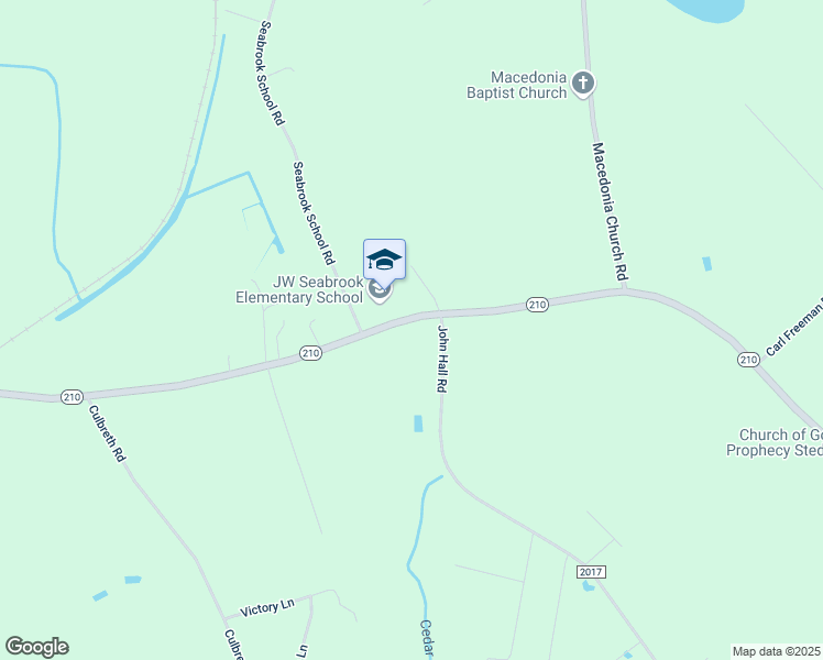 map of restaurants, bars, coffee shops, grocery stores, and more near 4658 North Carolina 210 in Fayetteville