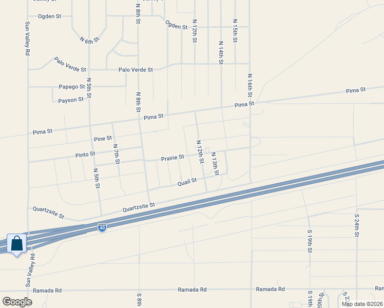 map of restaurants, bars, coffee shops, grocery stores, and more near 8646 North 12th Street in Holbrook