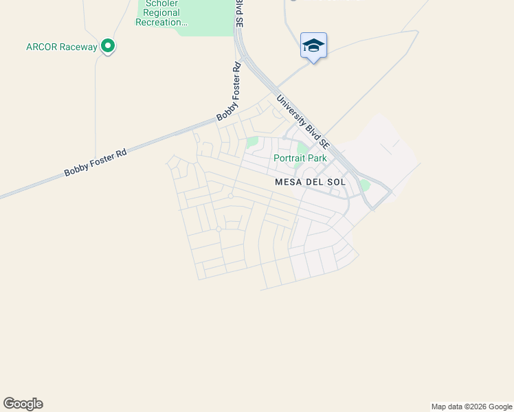 map of restaurants, bars, coffee shops, grocery stores, and more near 5747 Strand Loop Southeast in Albuquerque