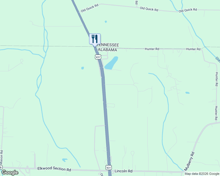 map of restaurants, bars, coffee shops, grocery stores, and more near 15904 U.S. 231 in Hazel Green