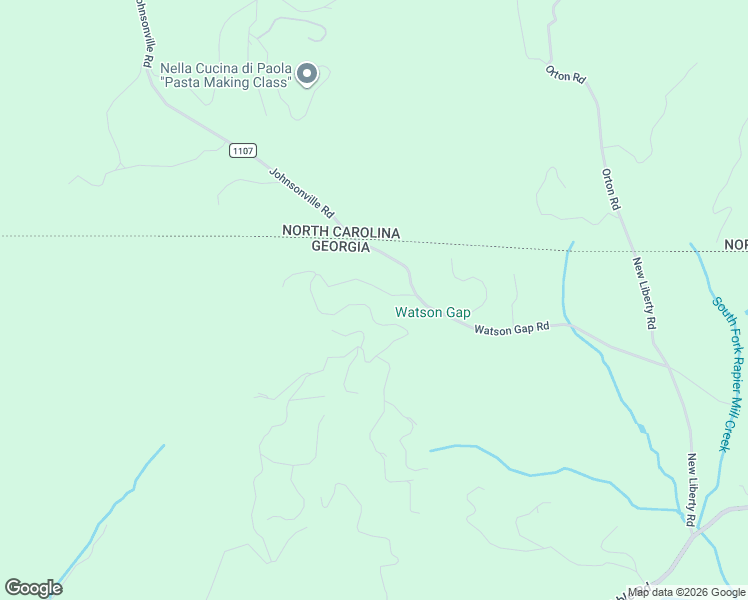 map of restaurants, bars, coffee shops, grocery stores, and more near 469 Mountain High Drive in Mineral Bluff