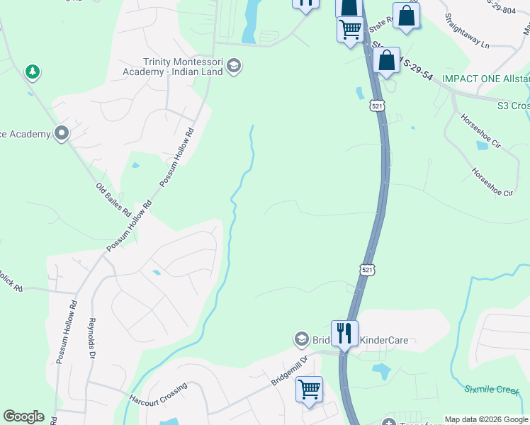 map of restaurants, bars, coffee shops, grocery stores, and more near 253 Dogwood Acres Road in Fort Mill