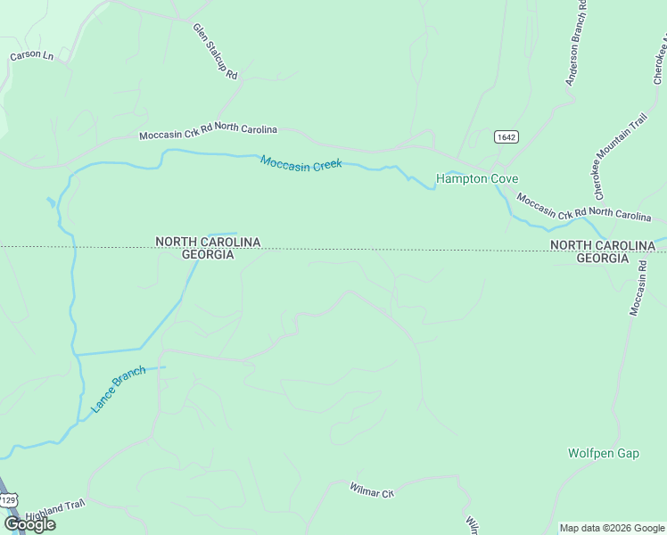 map of restaurants, bars, coffee shops, grocery stores, and more near 5120 Justa Road in Blairsville