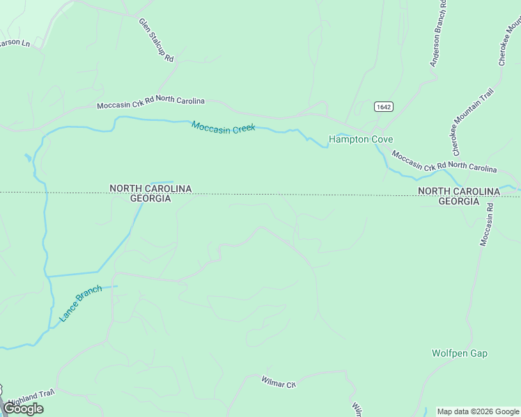 map of restaurants, bars, coffee shops, grocery stores, and more near 5120 Justa Road in Blairsville