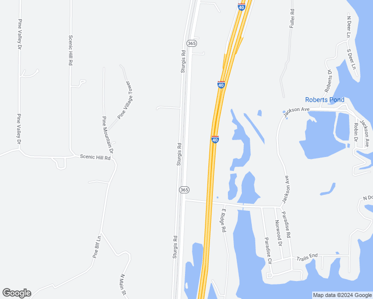 map of restaurants, bars, coffee shops, grocery stores, and more near 471 Arkansas 365 in Mayflower