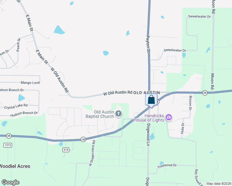 map of restaurants, bars, coffee shops, grocery stores, and more near 221 West Old Austin Road in Austin