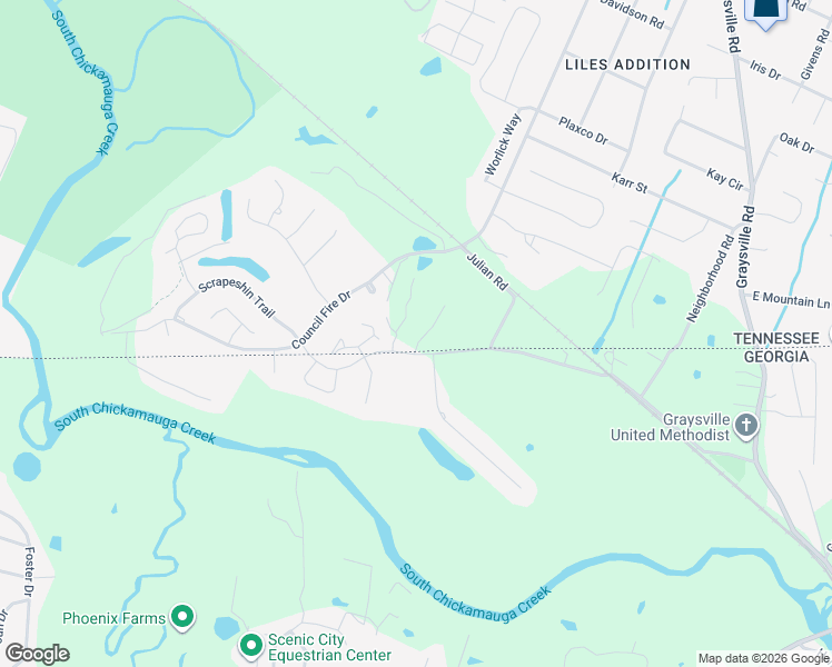 map of restaurants, bars, coffee shops, grocery stores, and more near 7903 Eagle Mere Road in Chattanooga