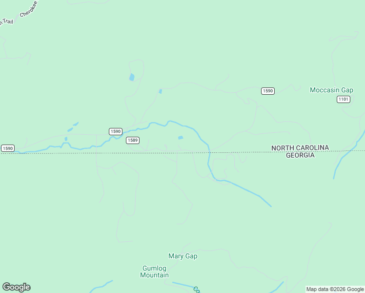 map of restaurants, bars, coffee shops, grocery stores, and more near State Route 1589 in Murphy