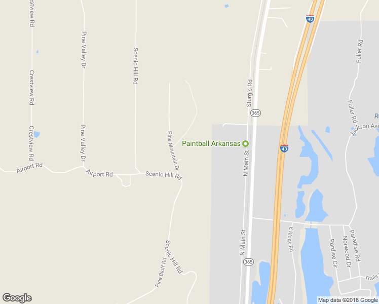 map of restaurants, bars, coffee shops, grocery stores, and more near 7 Pine Mountain Court in Conway