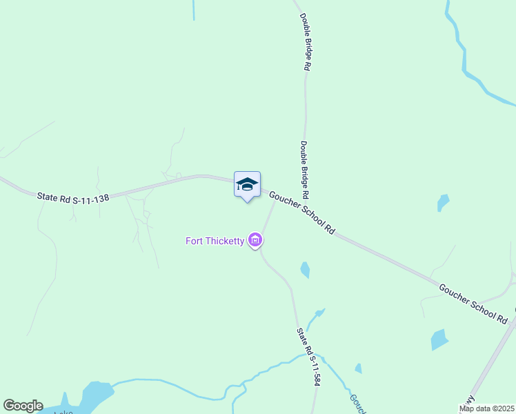 map of restaurants, bars, coffee shops, grocery stores, and more near 604 Goucher School Road in Gaffney