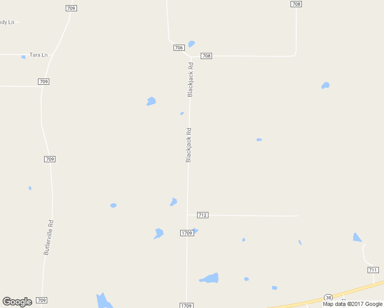 map of restaurants, bars, coffee shops, grocery stores, and more near 805 Blackjack Road in Ward