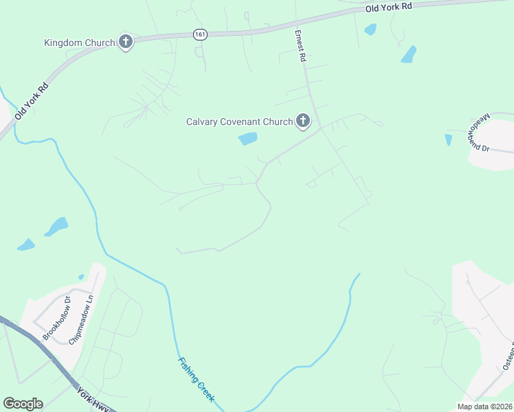 map of restaurants, bars, coffee shops, grocery stores, and more near 3014 Moonlight Road in York