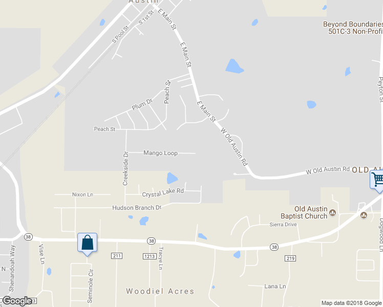 map of restaurants, bars, coffee shops, grocery stores, and more near 761 Mango Loop in Austin