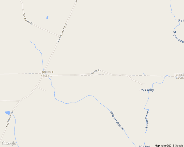 map of restaurants, bars, coffee shops, grocery stores, and more near Private Road in Cohutta