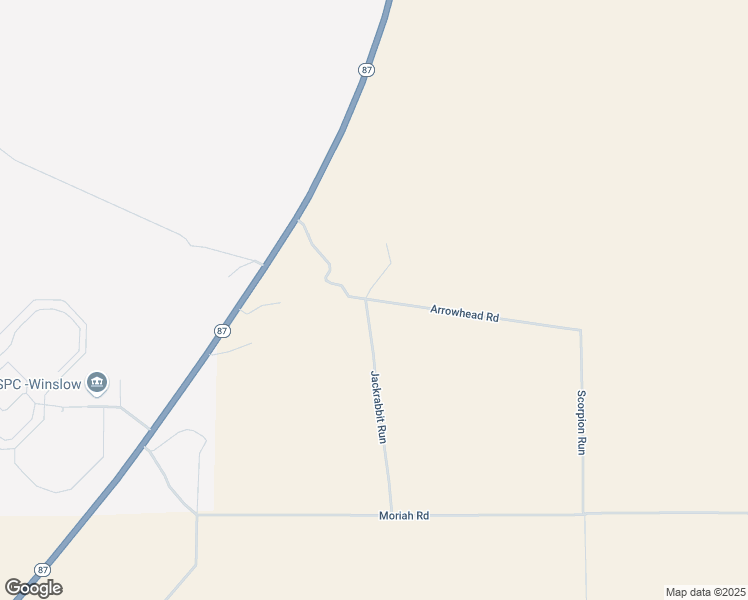 map of restaurants, bars, coffee shops, grocery stores, and more near Arrowhead Road in Winslow