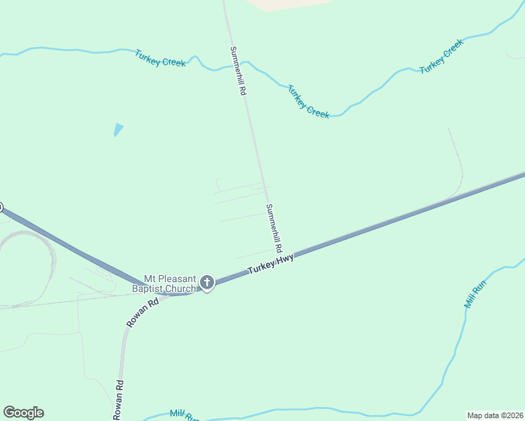 map of restaurants, bars, coffee shops, grocery stores, and more near 1-267 Presie Lane in Turkey
