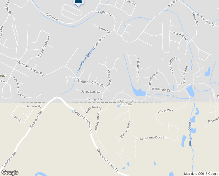 map of restaurants, bars, coffee shops, grocery stores, and more near 518 Hurricane Creek Road in Chattanooga