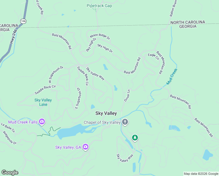 map of restaurants, bars, coffee shops, grocery stores, and more near 156 Big Bear Trail in Dillard