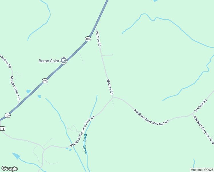 map of restaurants, bars, coffee shops, grocery stores, and more near 530 Winfree Road in Wadesboro