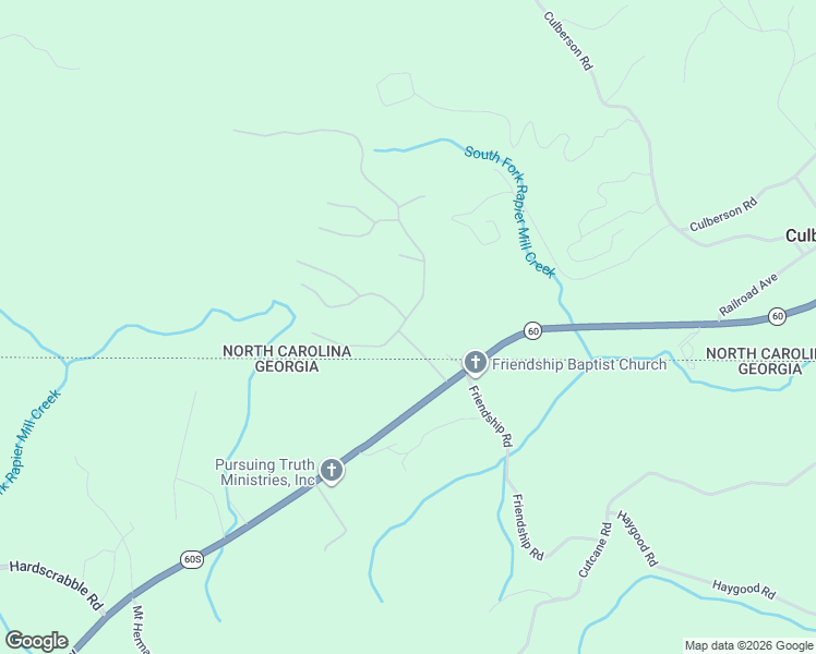 map of restaurants, bars, coffee shops, grocery stores, and more near 178 Rapids Crossing in Murphy