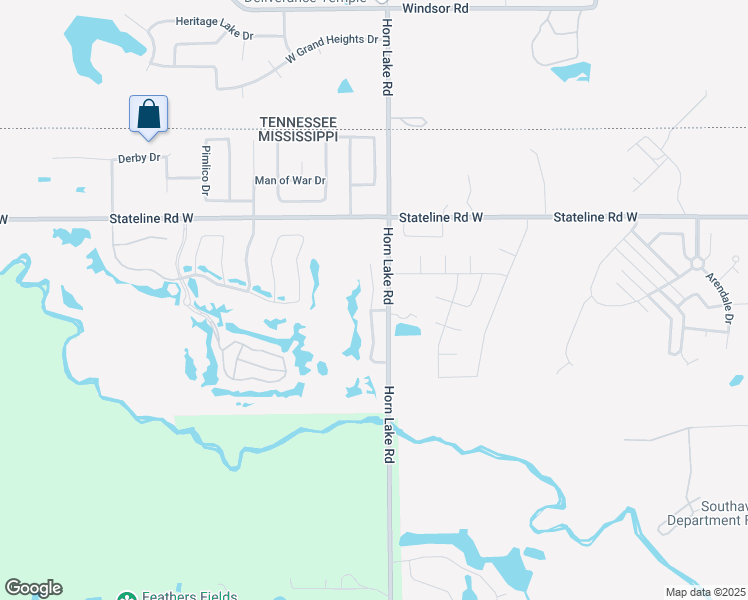 map of restaurants, bars, coffee shops, grocery stores, and more near 8798 Cat Tail Cove in Southaven
