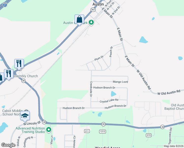 map of restaurants, bars, coffee shops, grocery stores, and more near 147 Peach Street in Austin