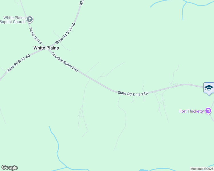 map of restaurants, bars, coffee shops, grocery stores, and more near 347 Goucher School Road in Gaffney