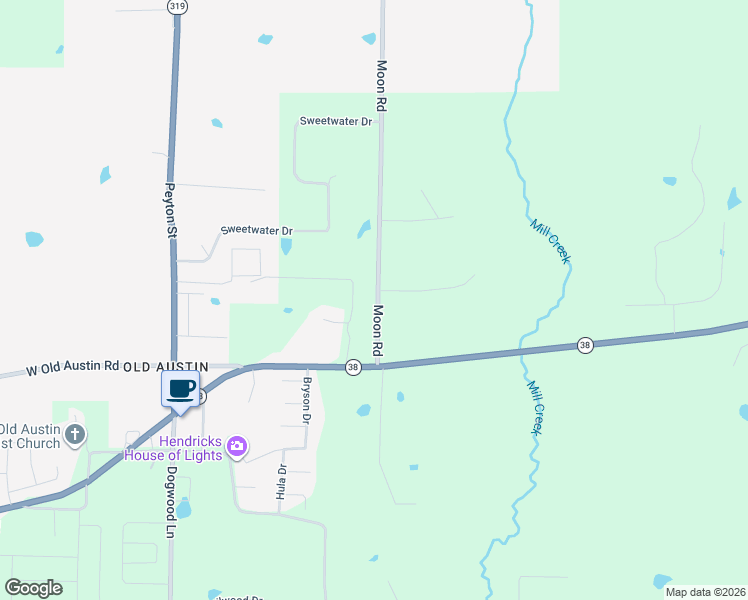 map of restaurants, bars, coffee shops, grocery stores, and more near 17 Mill Creek Cove in Ward