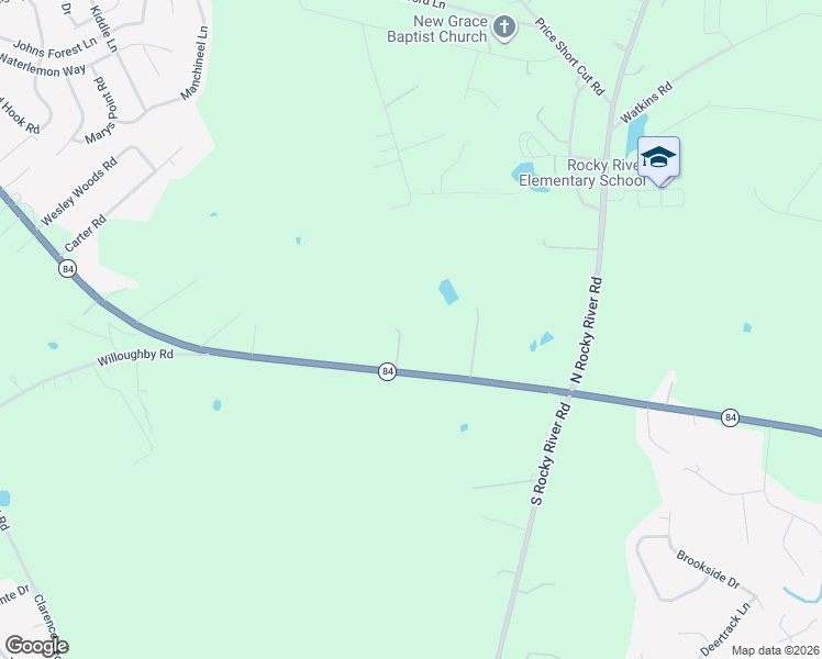 map of restaurants, bars, coffee shops, grocery stores, and more near 3710 Weddington Road in Monroe