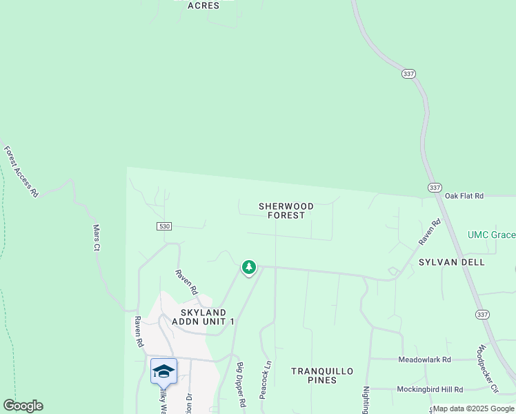 map of restaurants, bars, coffee shops, grocery stores, and more near 97 Wild Turkey Court in Tijeras