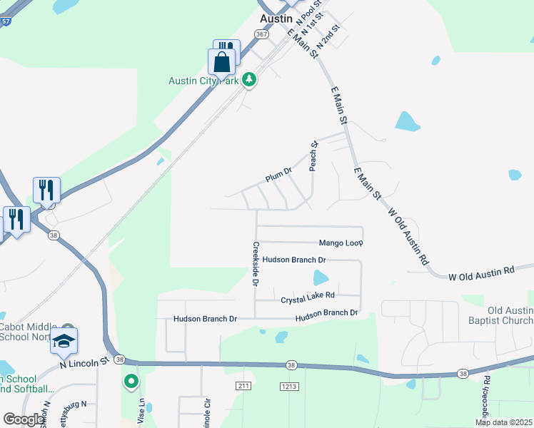 map of restaurants, bars, coffee shops, grocery stores, and more near 147 Peach Street in Austin