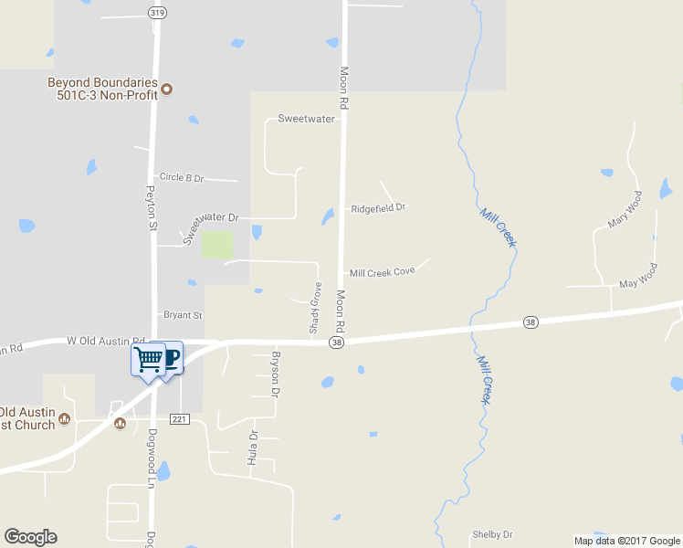 map of restaurants, bars, coffee shops, grocery stores, and more near 17 Mill Creek Cove in Ward