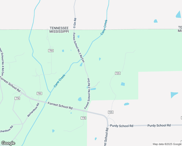 map of restaurants, bars, coffee shops, grocery stores, and more near 36 Forest School No 2 Road Exn in Corinth