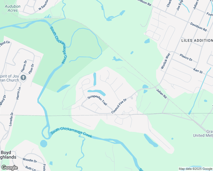 map of restaurants, bars, coffee shops, grocery stores, and more near 7806 Night Hawk Road in Chattanooga