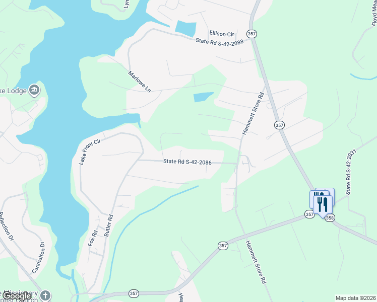 map of restaurants, bars, coffee shops, grocery stores, and more near 102 Butler Road in Lyman