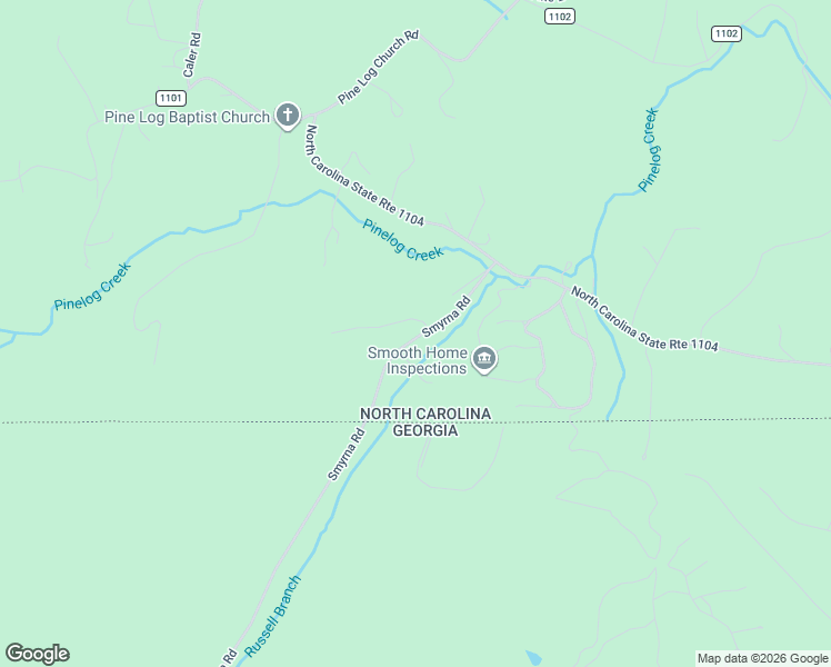 map of restaurants, bars, coffee shops, grocery stores, and more near 240 Ivy Log Road in Warne