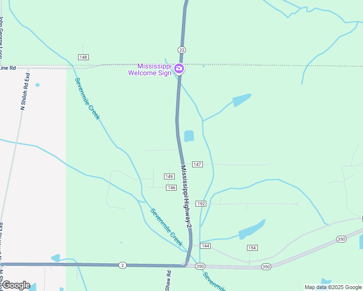 map of restaurants, bars, coffee shops, grocery stores, and more near 401-433 Highway 2 in Corinth