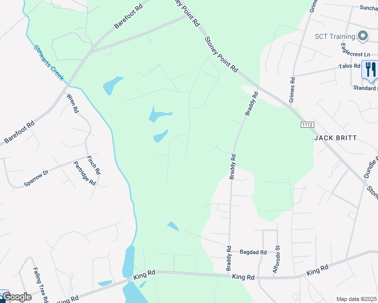 map of restaurants, bars, coffee shops, grocery stores, and more near 3441 Amour Drive in Fayetteville