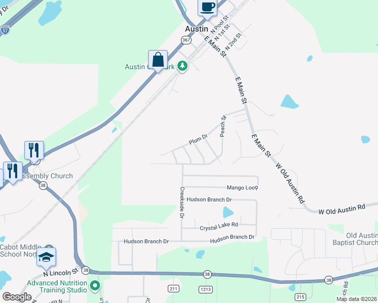 map of restaurants, bars, coffee shops, grocery stores, and more near 502 Nectarine Street in Austin