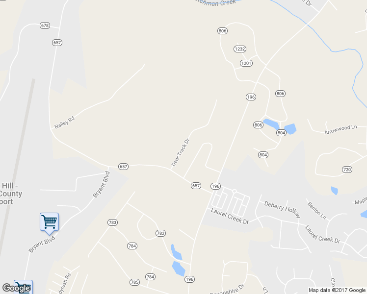 map of restaurants, bars, coffee shops, grocery stores, and more near 958 Deer Track Drive in Rock Hill
