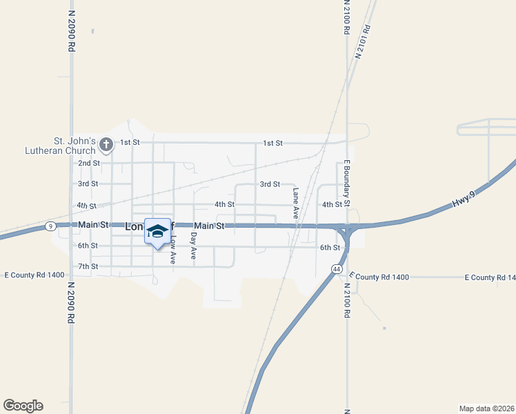 map of restaurants, bars, coffee shops, grocery stores, and more near 501 Blair Avenue in Lone Wolf