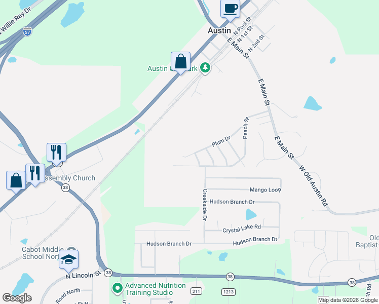 map of restaurants, bars, coffee shops, grocery stores, and more near 236 Plum Drive in Austin