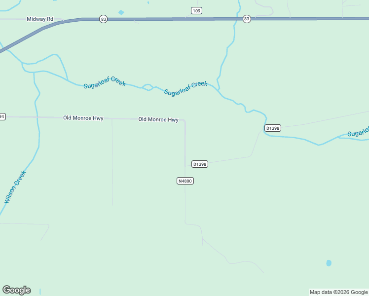 map of restaurants, bars, coffee shops, grocery stores, and more near 13073 Old Monroe Highway in Poteau