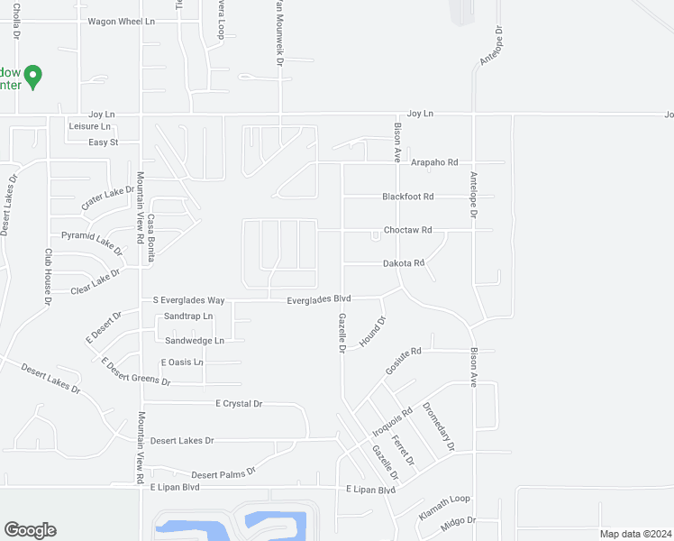 map of restaurants, bars, coffee shops, grocery stores, and more near 5661 Gazelle Drive in Fort Mohave